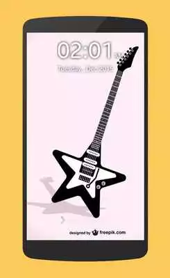 Play Guitar Lock Screen