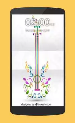 Play Guitar Lock Screen