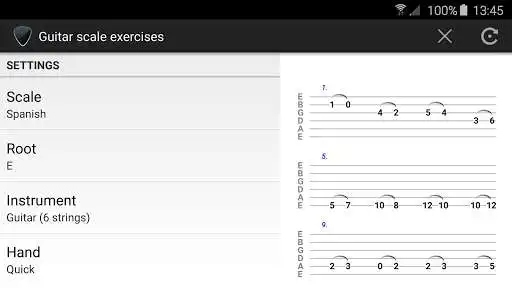 Play Guitar scale exercises as an online game Guitar scale exercises with UptoPlay