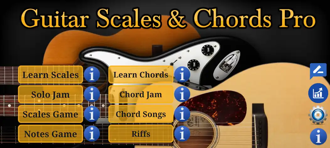 Play Guitar Scales  Chords Pro as an online game Guitar Scales  Chords Pro with UptoPlay