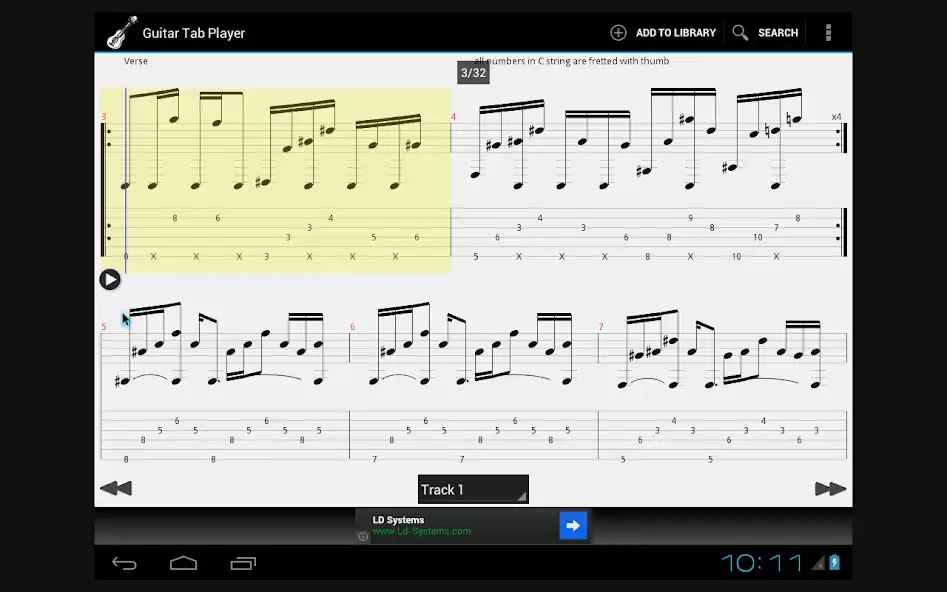 Play Guitar Tab Player  and enjoy Guitar Tab Player with UptoPlay
