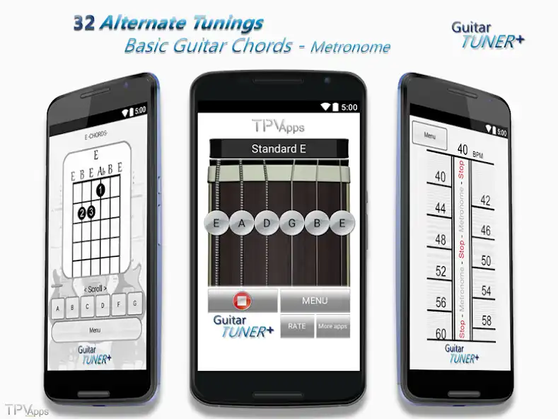 Play Guitar Tunings Plus  and enjoy Guitar Tunings Plus with UptoPlay