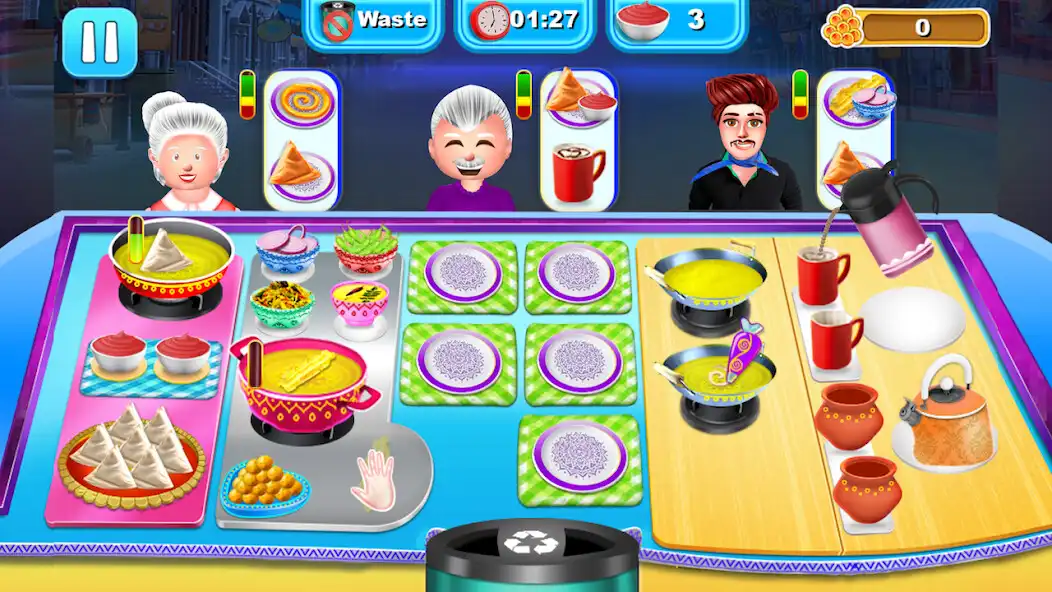 Play Gujarati Street Food Cooking G as an online game Gujarati Street Food Cooking G with UptoPlay