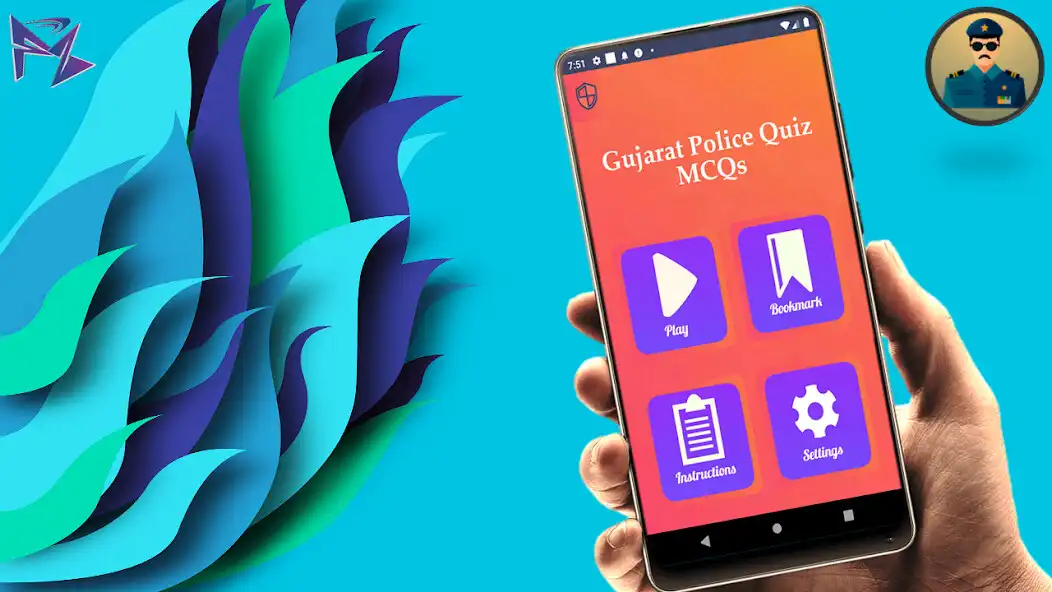 Play Gujarat Police Quiz MCQs  and enjoy Gujarat Police Quiz MCQs with UptoPlay