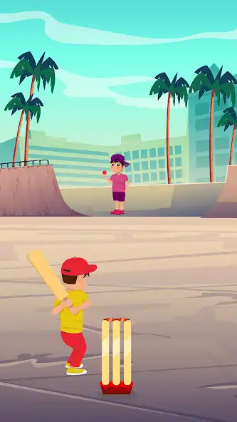 Play Gully Cricket Battle as an online game Gully Cricket Battle with UptoPlay