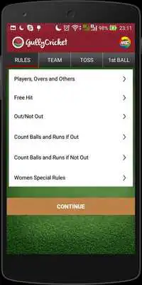 Play Gully Cricket Scorer