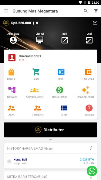 Play GUMATRA - JUAL BELI EMAS as an online game GUMATRA - JUAL BELI EMAS with UptoPlay