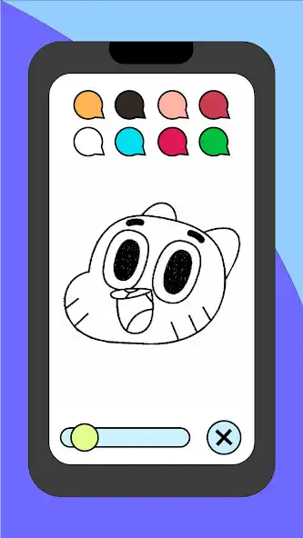 Play Gumball Coloring Book as an online game Gumball Coloring Book with UptoPlay