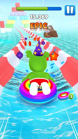 Play Gummy Bear Aqua Park as an online game Gummy Bear Aqua Park with UptoPlay