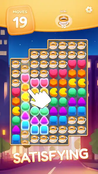 Play Gummy Slide - Relaxing Puzzle as an online game Gummy Slide - Relaxing Puzzle with UptoPlay