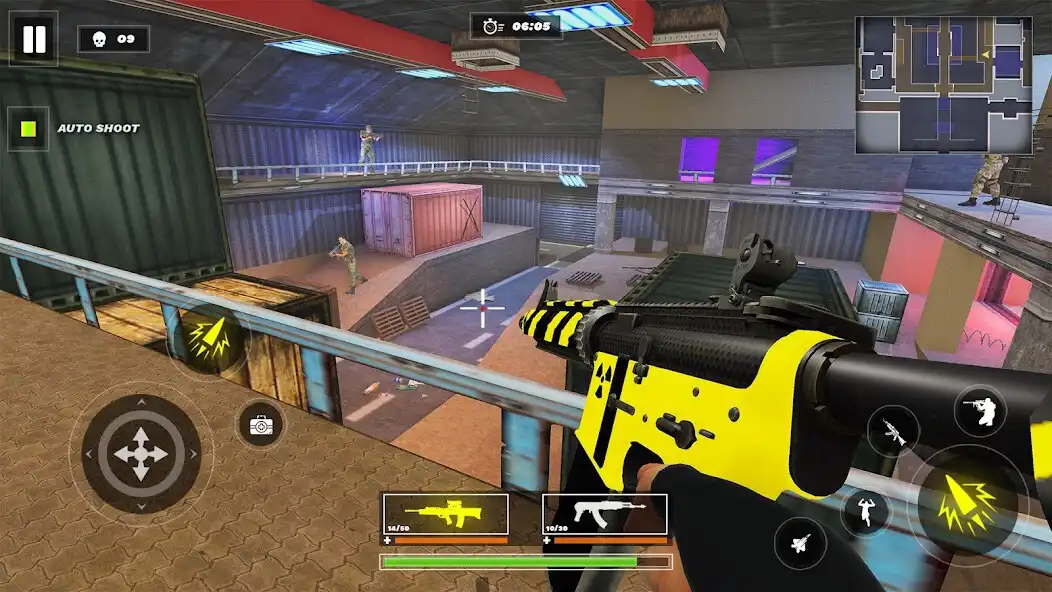 Play Gun Action Strike Critical Ops as an online game Gun Action Strike Critical Ops with UptoPlay