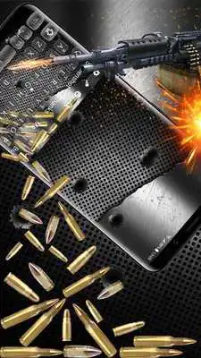 Play Gun bullet gravity keyboard theme