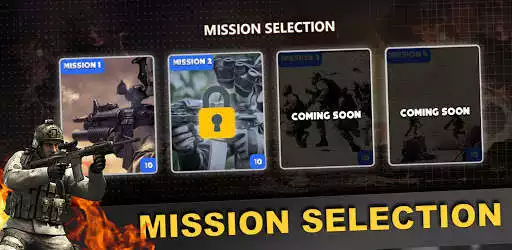 Play GUN COMMANDO SHOOTER ARMY as an online game GUN COMMANDO SHOOTER ARMY with UptoPlay
