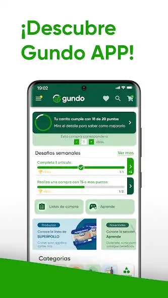 Play Gundo: Mejora tu alimentación  and enjoy Gundo: Mejora tu alimentación with UptoPlay