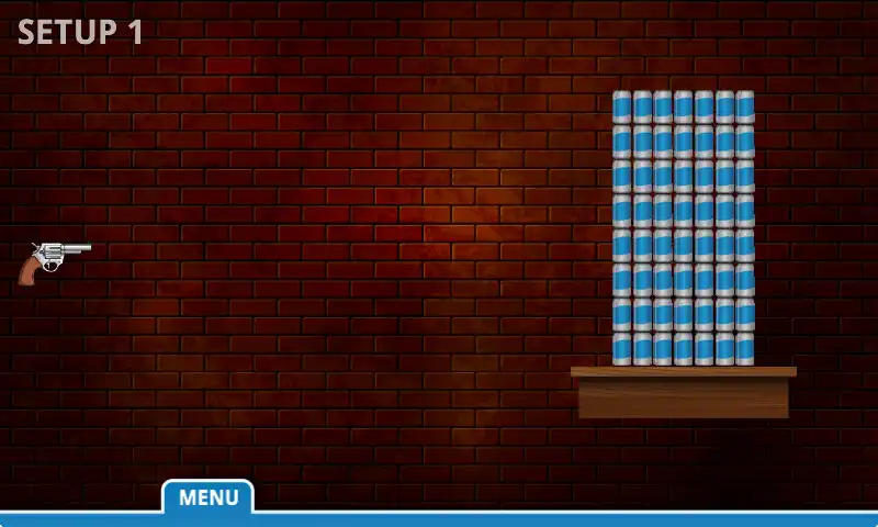 Play Gun Fun Shooting Tin Cans as an online game Gun Fun Shooting Tin Cans with UptoPlay