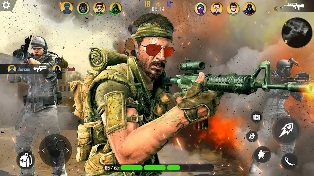 Play Gun Games 3d Offline Shooting as an online game Gun Games 3d Offline Shooting with UptoPlay