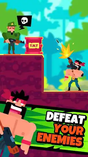 Play Gun Guys - Bullet Puzzle  and enjoy Gun Guys - Bullet Puzzle with UptoPlay