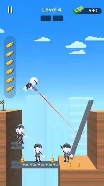 Play Gun Matrix: 3D Shooter Game as an online game Gun Matrix: 3D Shooter Game with UptoPlay