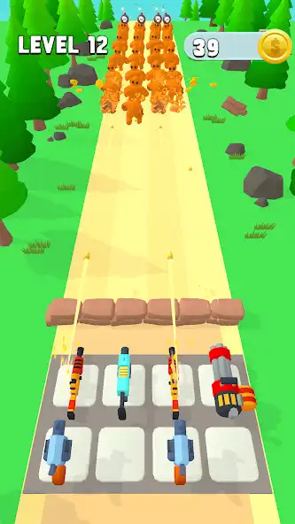 Play Gun Merge: Monster Defense as an online game Gun Merge: Monster Defense with UptoPlay
