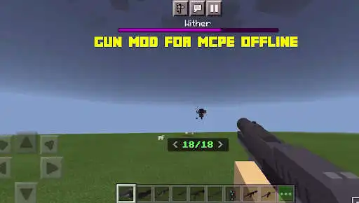 Play Gun Mod for MCPE 3D Actual Gun as an online game Gun Mod for MCPE 3D Actual Gun with UptoPlay