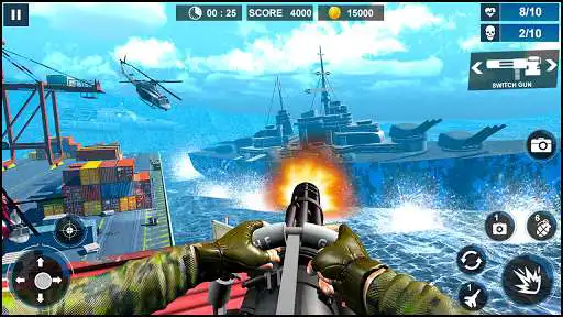 Play Gunner Fire Strike - Navy War Commando Shoot Games  and enjoy Gunner Fire Strike - Navy War Commando Shoot Games with UptoPlay