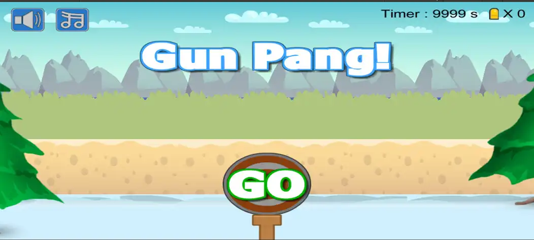 Play Gun Pang! as an online game Gun Pang! with UptoPlay