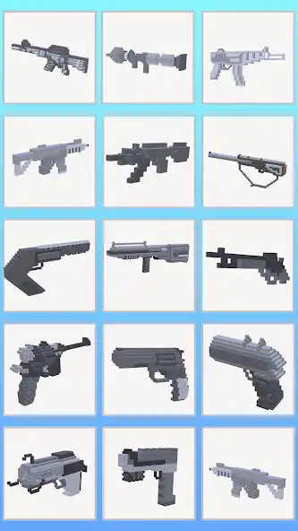 Play Guns 3D Color by Number Weapon  and enjoy Guns 3D Color by Number Weapon with UptoPlay