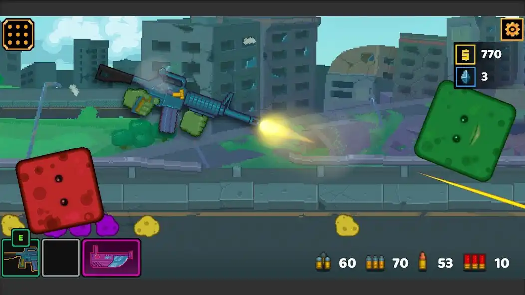Play Guns, Cards and Slimes as an online game Guns, Cards and Slimes with UptoPlay