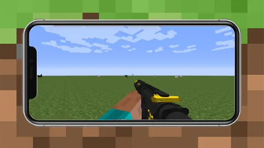 Play Guns  For Minecraft PE-3D as an online game Guns  For Minecraft PE-3D with UptoPlay