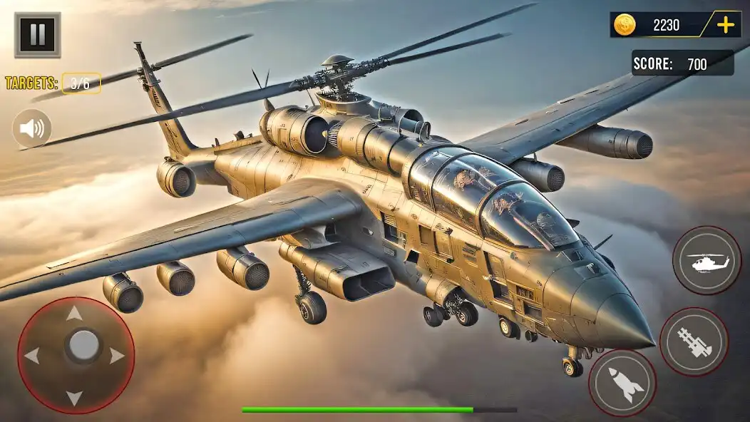 Play Gunship Battle World War 2 as an online game Gunship Battle World War 2 with UptoPlay