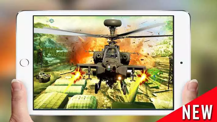 Play Gunship Helicopter Air Strike - 3D Battle