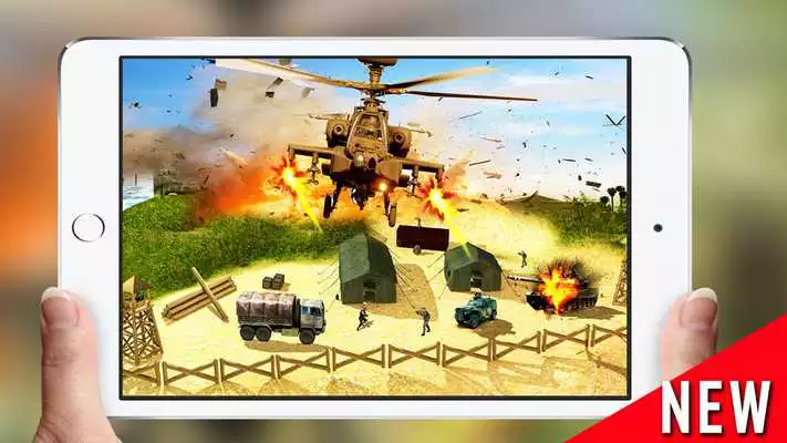 Play Gunship Helicopter Air Strike - 3D Battle