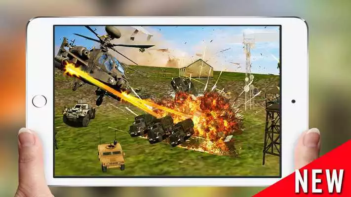 Play Gunship Helicopter Air Strike - 3D Battle