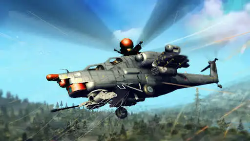 Play Gunship Helicopter War game as an online game Gunship Helicopter War game with UptoPlay