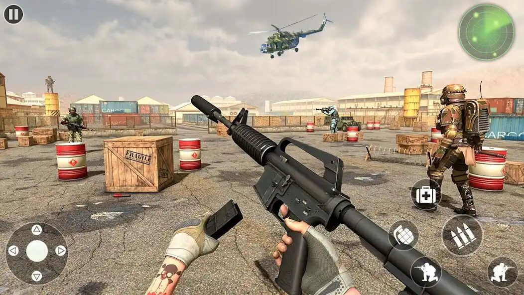 Play Gun Shooter Games-Gun Games 3D as an online game Gun Shooter Games-Gun Games 3D with UptoPlay