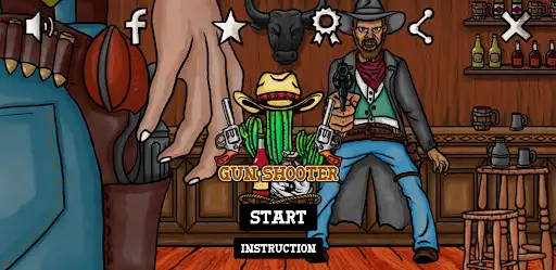 Play Gun Shooter as an online game Gun Shooter with UptoPlay