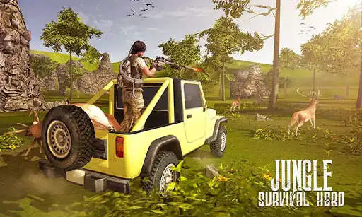 Play Gun Shooting 3D: Jungle Wild Animal Hunting Games as an online game Gun Shooting 3D: Jungle Wild Animal Hunting Games with UptoPlay