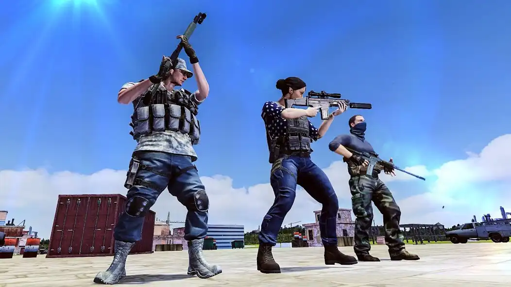 Play Gun Shooting Encounters FPS as an online game Gun Shooting Encounters FPS with UptoPlay