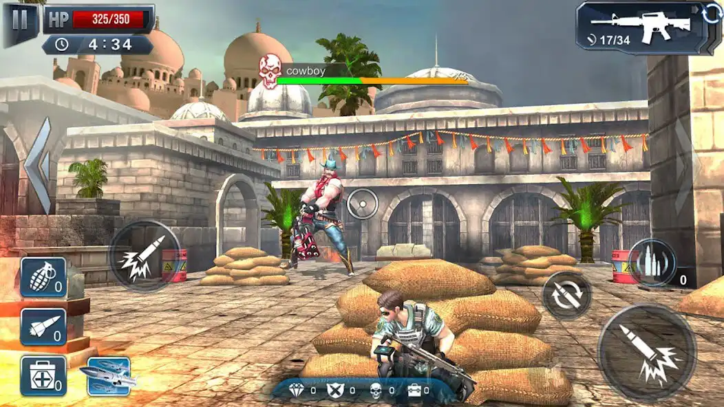 Play Gun Shooting Game War Games as an online game Gun Shooting Game War Games with UptoPlay