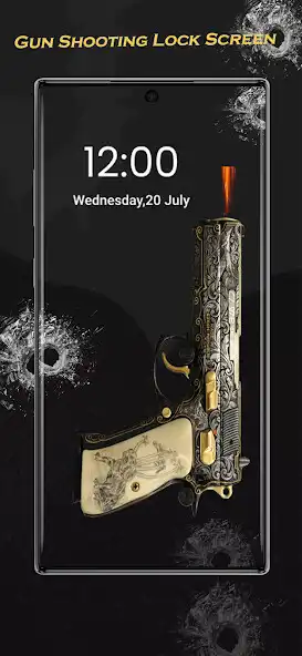 Play Gun shooting lock screen 2023  and enjoy Gun shooting lock screen 2023 with UptoPlay