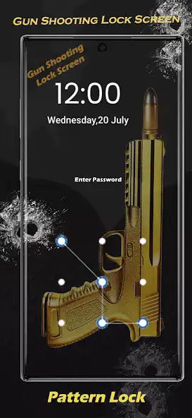 Play Gun shooting lock screen 2023 as an online game Gun shooting lock screen 2023 with UptoPlay