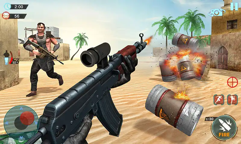 Play Gun Shooting Sniper 3D  Games as an online game Gun Shooting Sniper 3D  Games with UptoPlay