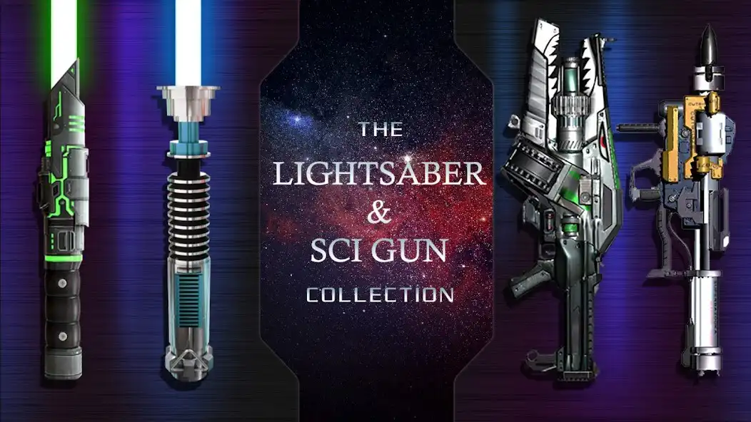 Play Gun Simulator: LightSaber as an online game Gun Simulator: LightSaber with UptoPlay