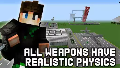 Play Guns Mod for mcpe as an online game Guns Mod for mcpe with UptoPlay