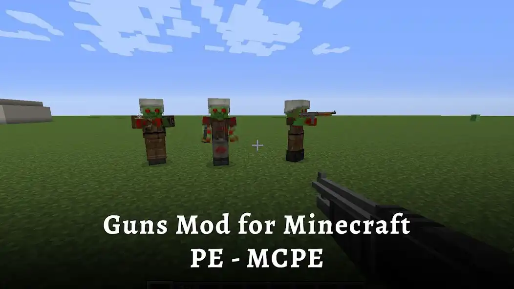 Play Guns Mod for Minecraft PE - MCPE as an online game Guns Mod for Minecraft PE - MCPE with UptoPlay