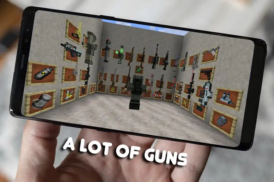 Play guns mod for minecraft pe as an online game guns mod for minecraft pe with UptoPlay