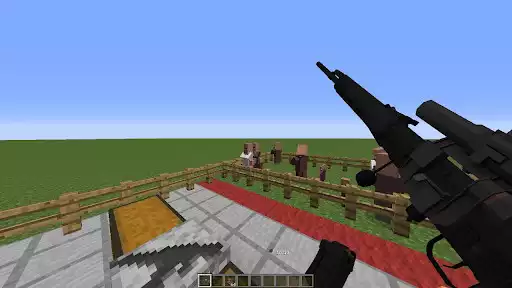 Play Guns Mod for Minecraft as an online game Guns Mod for Minecraft with UptoPlay