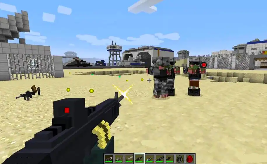 Play Guns Mods for Minecraft PE as an online game online Guns Mods for Minecraft PE with UptoPlay Play Guns Mods for Minecraft PE as an online game Guns Mods for Minecraft PE with UptoPlay
