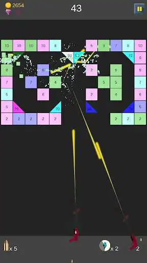 Play Guns n Bricks as an online game Guns n Bricks with UptoPlay