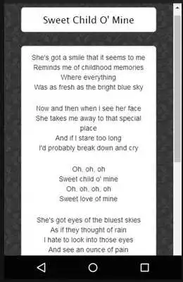 Play GunsRoses Discography Lyrics